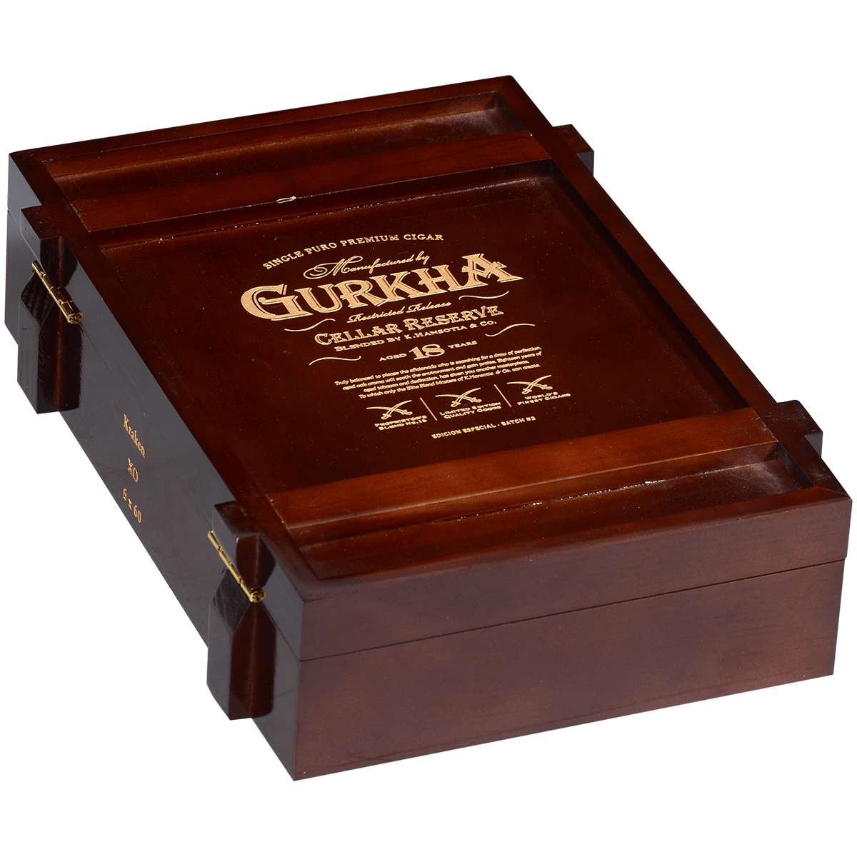 Gurkha Cellar Reserve Edicion Especial 18 Yr Kraken-Xo 20 Ct. Box 6.00X60