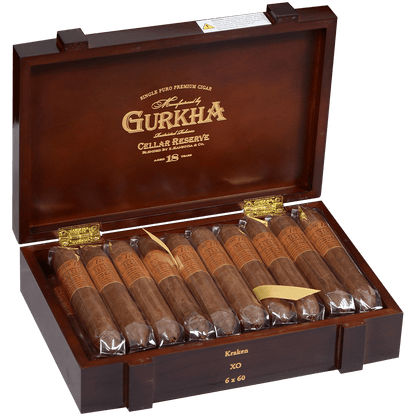 Gurkha Cellar Reserve Edicion Especial 18 Yr Kraken-Xo 20 Ct. Box 6.00X60