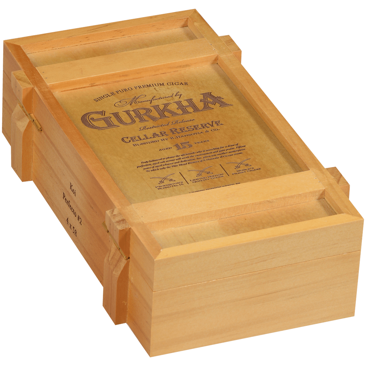 Gurkha Cellar Reserve 15 Yr Koi - Perfecto 20 Ct. Box 4.00X58