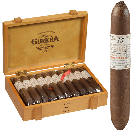 Gurkha Cellar Reserve 15 Yr Kraken-Xo 20 Ct. Box 6.00X60