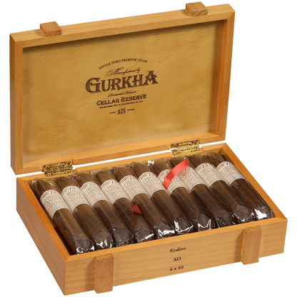 Gurkha Cellar Reserve 15 Yr Kraken-Xo 20 Ct. Box 6.00X60