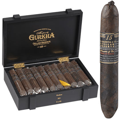 Gurkha Cellar Reserve Limitada 15 Yr Maduro Kraken Xo 20 Ct. Box 6.00X60