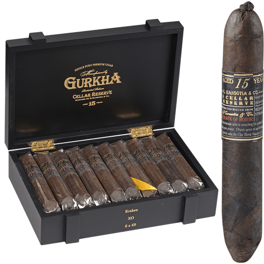 Gurkha Cellar Reserve Limitada 15 Yr Maduro Kraken Xo 20 Ct. Box 6.00X60