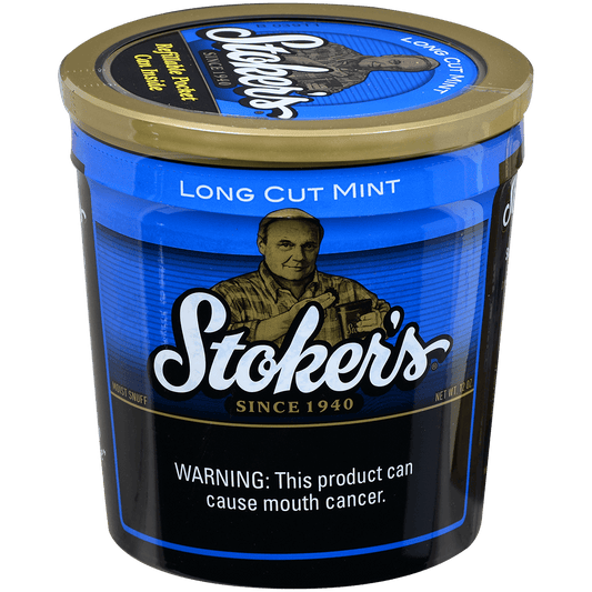 Moist Snuff Stoker'S Long Cut Mint 12 Oz Tub