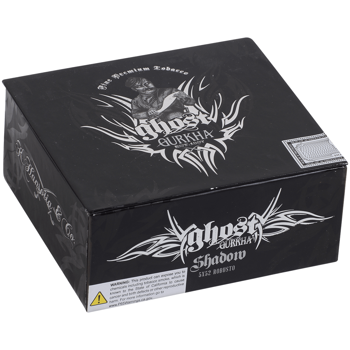 Gurkha Ghost Shadow 21 Ct. Box 5.00X52