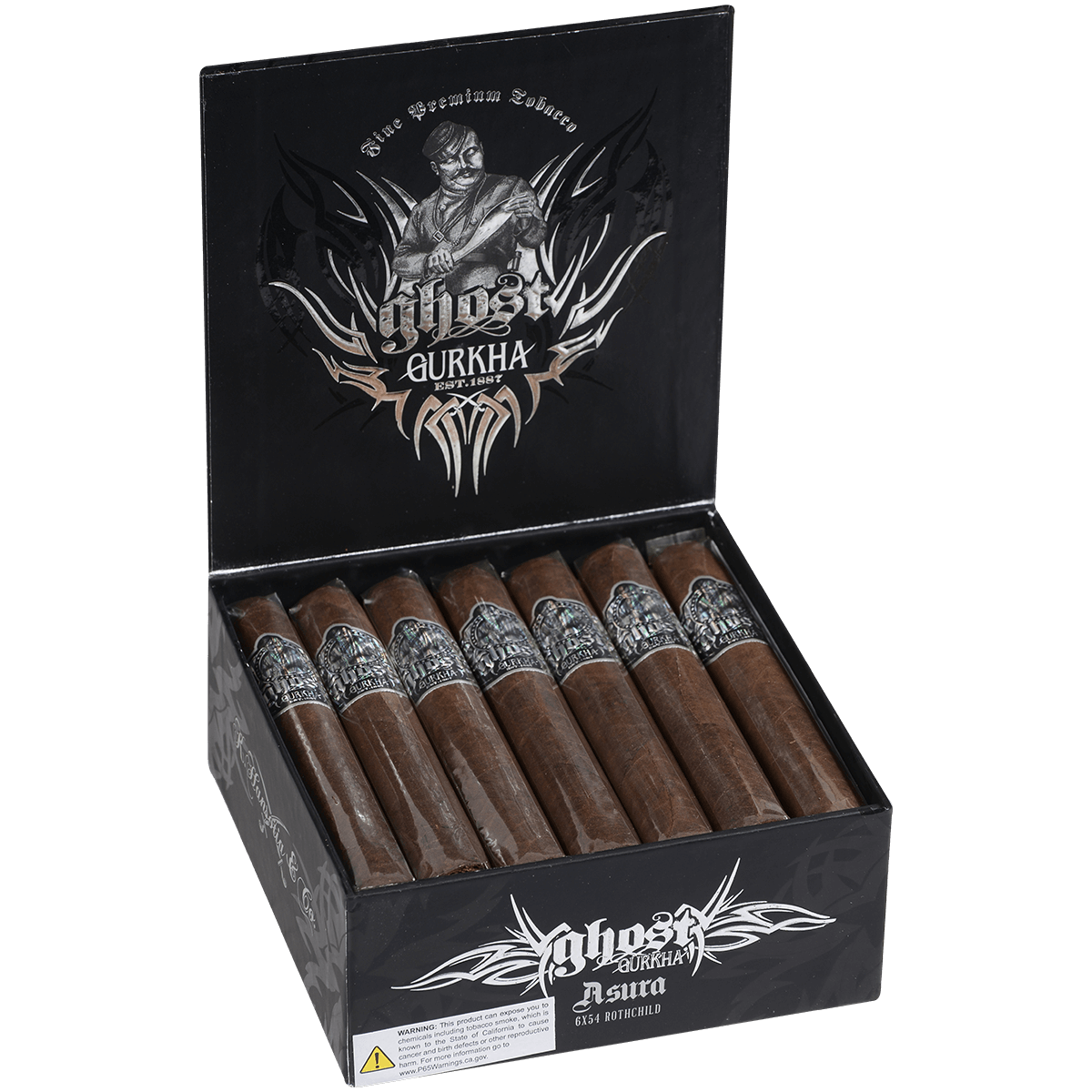 Gurkha Ghost Asura 21 Ct. Box 6.00X54