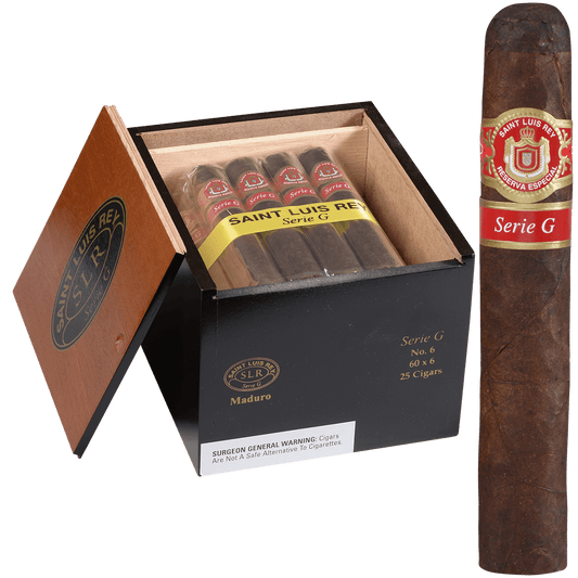 Saint Luis Rey Maduro Serie G No. 6 25 Ct. Box 6.00X60