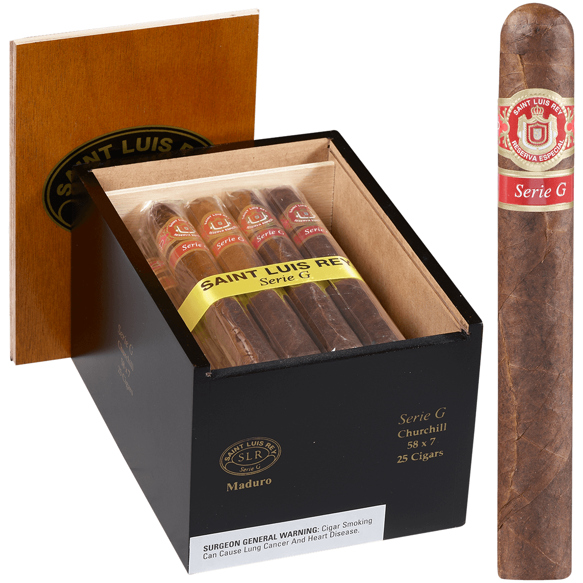 Saint Luis Rey Maduro Serie G Churchill 25 Ct. Box 7.00X58