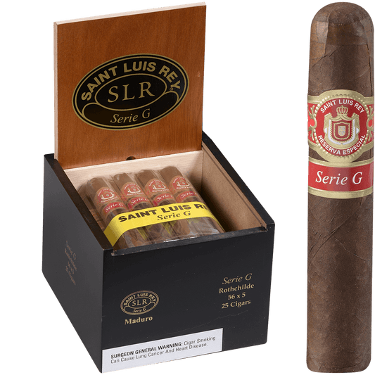 Saint Luis Rey Maduro Serie G Rothchilde 25 Ct. Box 5.00X56