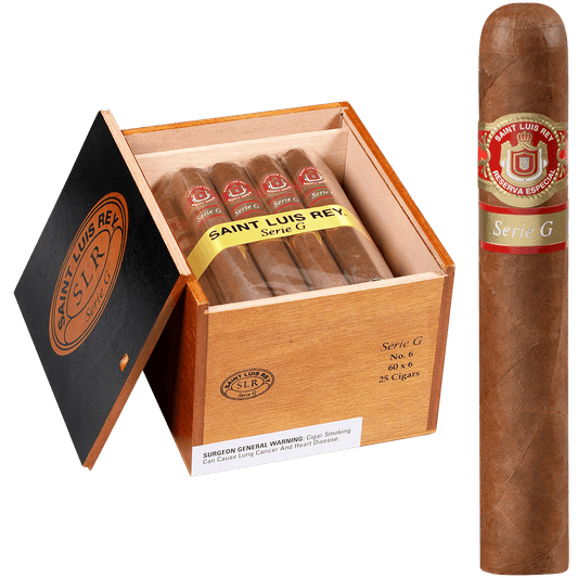 Saint Luis Rey Natural Serie G No. 6 25 Ct. Box 6.00X60
