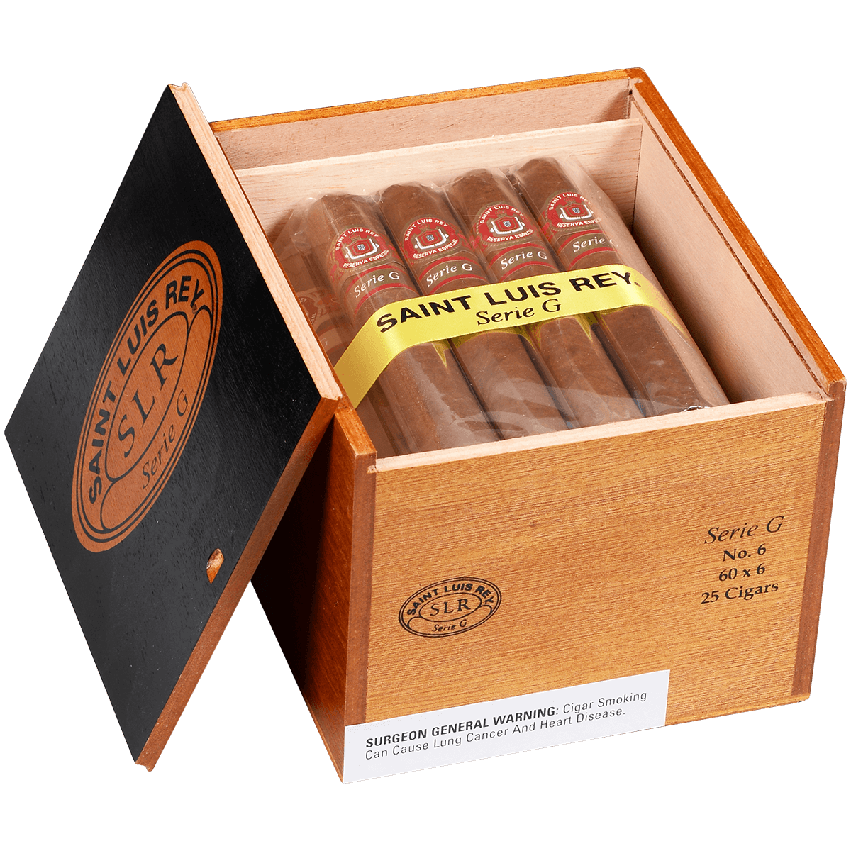 Saint Luis Rey Natural Serie G No. 6 25 Ct. Box 6.00X60