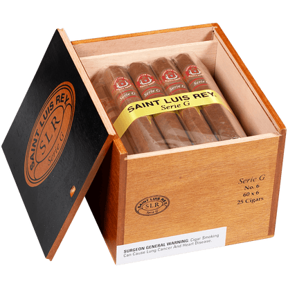 Saint Luis Rey Natural Serie G No. 6 25 Ct. Box 6.00X60