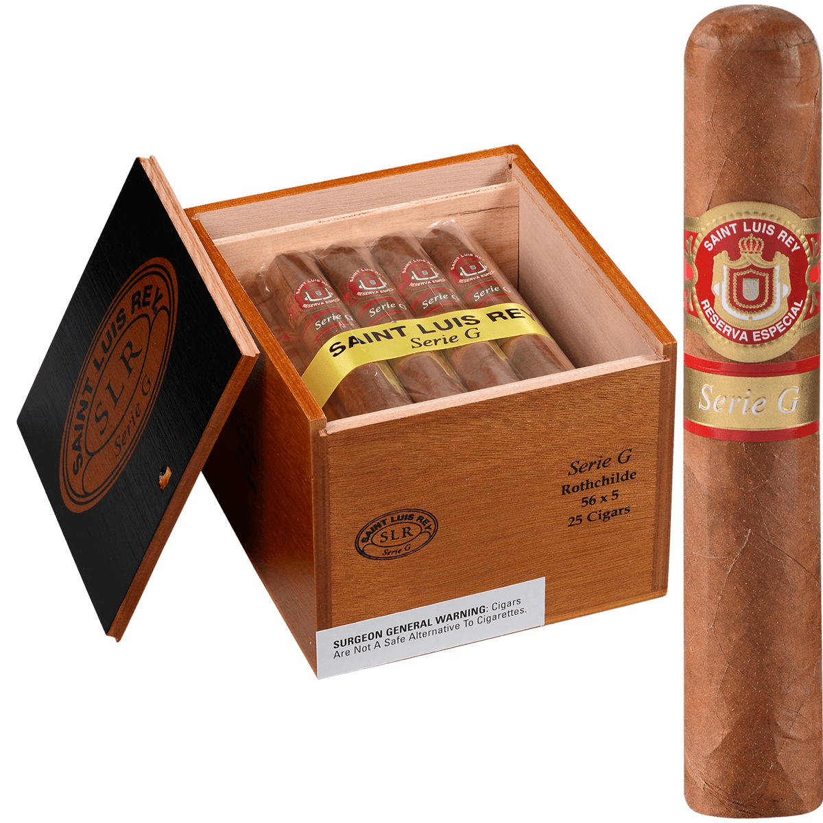 Saint Luis Rey Natural Serie G Rothchilde 25 Ct. Box 5.00X54