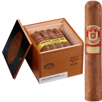 Saint Luis Rey Natural Serie G Rothchilde 25 Ct. Box 5.00X54