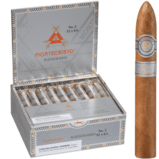 Montecristo Platinum No. 2 Belicoso 27 Ct. Box 6.12X52