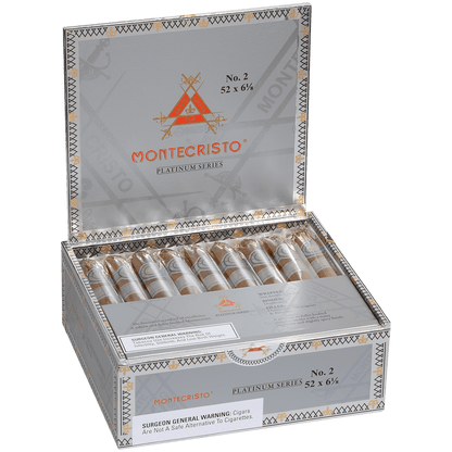 Montecristo Platinum No. 2 Belicoso 27 Ct. Box 6.12X52