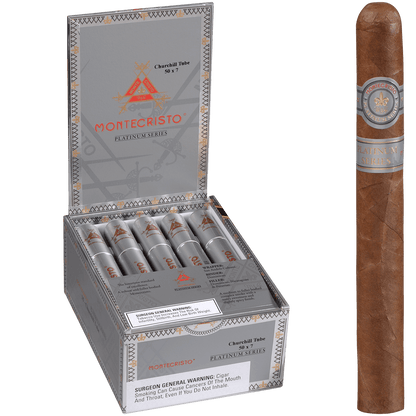 Montecristo Platinum Churchill Tube 15 Ct. Box 7.00X50