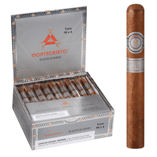 Montecristo Platinum Toro 27 Ct. Box 6.00X50