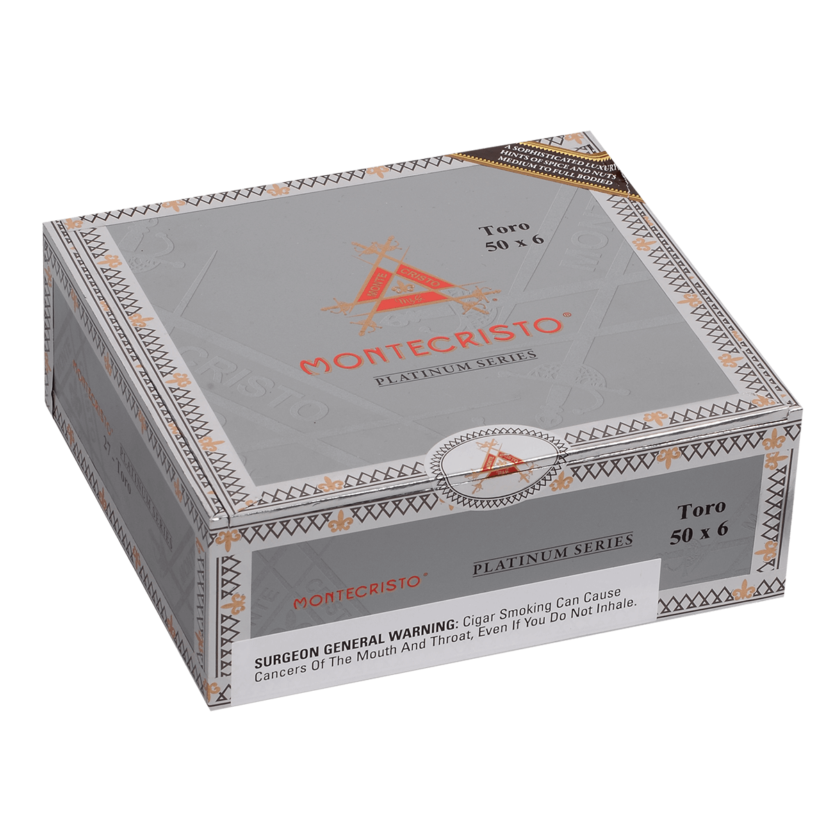 Montecristo Platinum Toro 27 Ct. Box 6.00X50