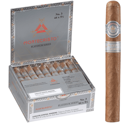 Montecristo Platinum No.3 27 Ct. Box 5.50X44