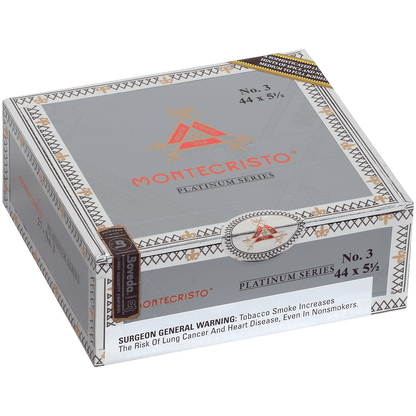 Montecristo Platinum No.3 27 Ct. Box 5.50X44