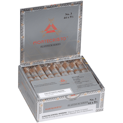 Montecristo Platinum No.3 27 Ct. Box 5.50X44