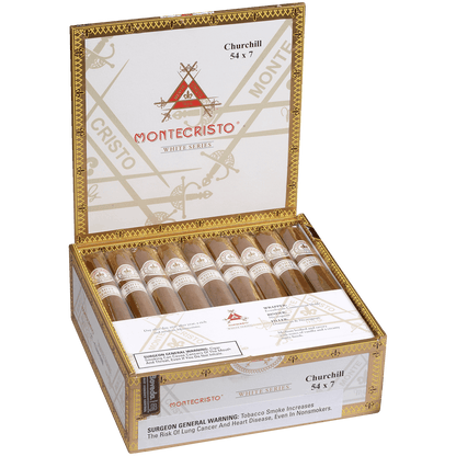 Montecristo White Churchill 27 Ct. Box 7.00X54