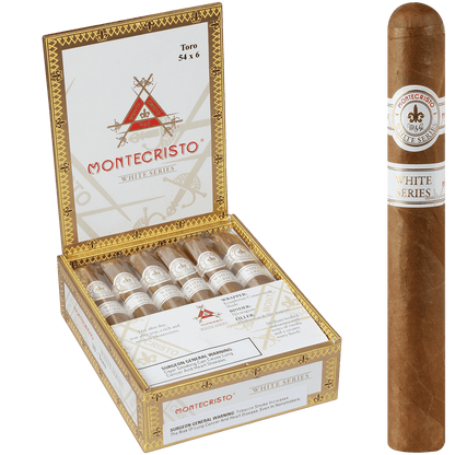 Montecristo White Toro 10 Ct. Box 6.00X54
