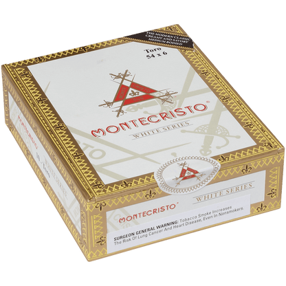 Montecristo White Toro 10 Ct. Box 6.00X54
