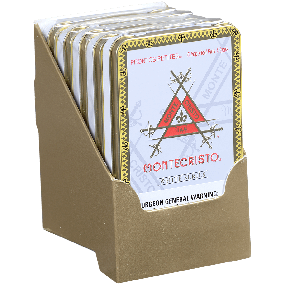 Montecristo White Prontos Petites 5/6 Tin 4.00X33