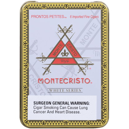 Montecristo White Prontos Petites 5/6 Tin 4.00X33