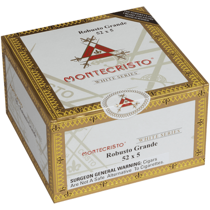 Montecristo White Robusto Grande Tube 15 Ct. Box 5.00X52