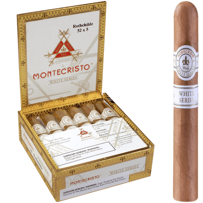 Montecristo White Rothchilde 10 Ct. Box 5.00X52