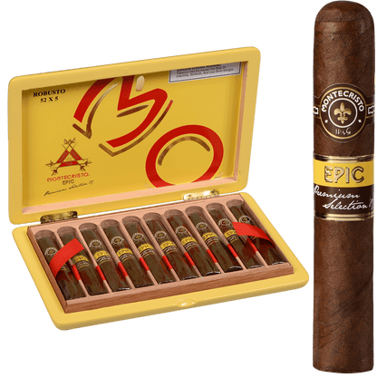 Montecristo Epic Robusto 10 Ct. Box 5.00X52