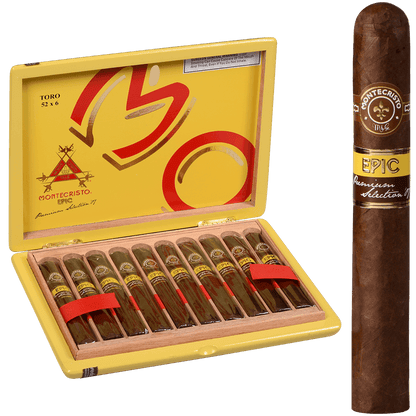 Montecristo Epic Toro 10 Ct. Box 6.00X52