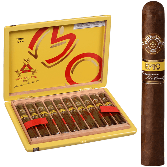 Montecristo Epic Toro 10 Ct. Box 6.00X52