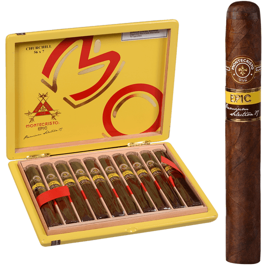 Montecristo Epic Churchill 10 Ct. Box 7.00X56