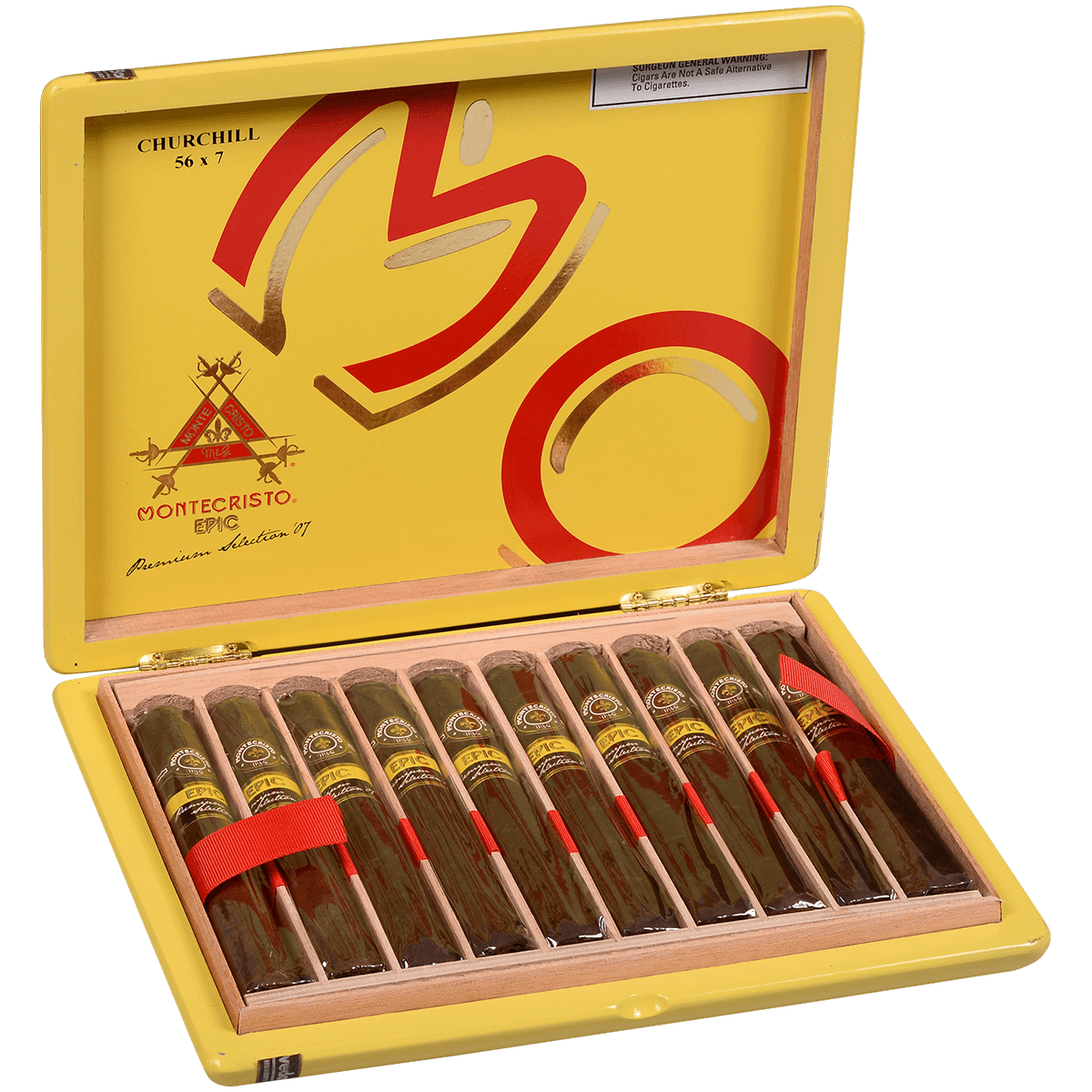 Montecristo Epic Churchill 10 Ct. Box 7.00X56