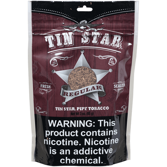 Tin Star Pipe Tobacco Regular Medium 3 Oz Bag