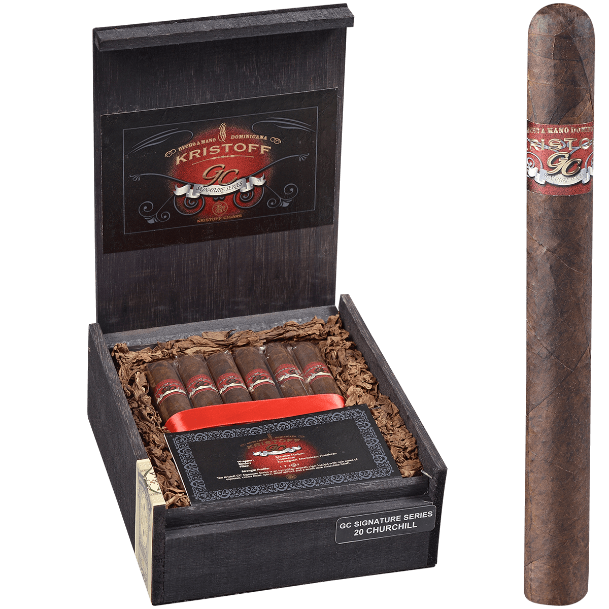 Kristoff Gc Signature Series Churchill 20 Ct. Box 7.00X50