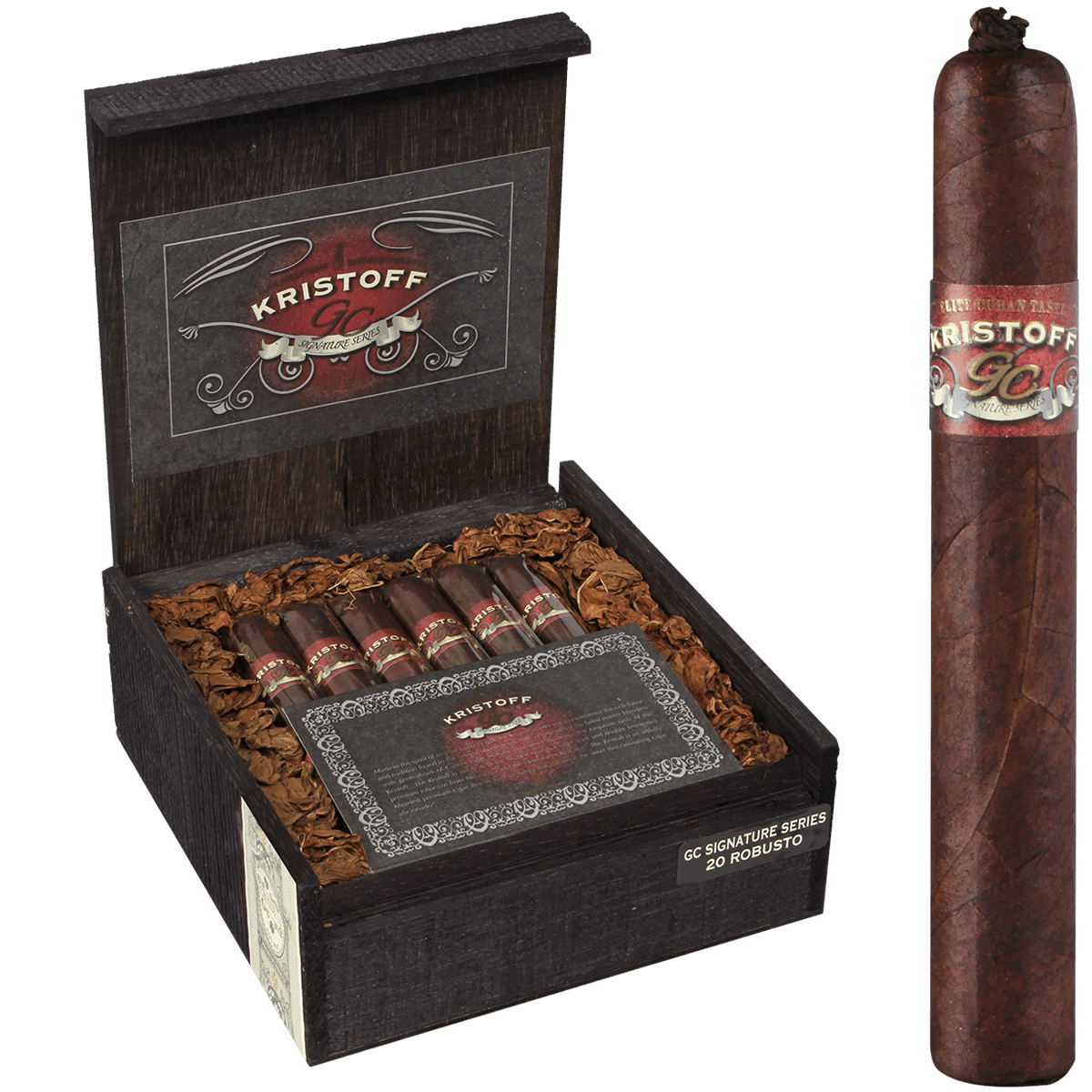 Kristoff Gc Signature Series Robusto 20 Ct. Box 5.50X54