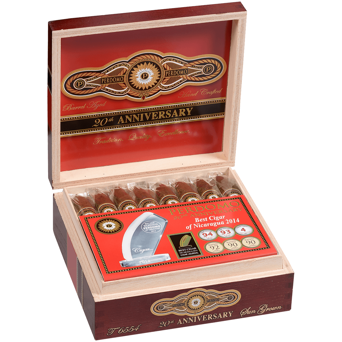 Perdomo 20Th Anniversary Sun Grown Torpedo 24 Ct. Box 6.50X54