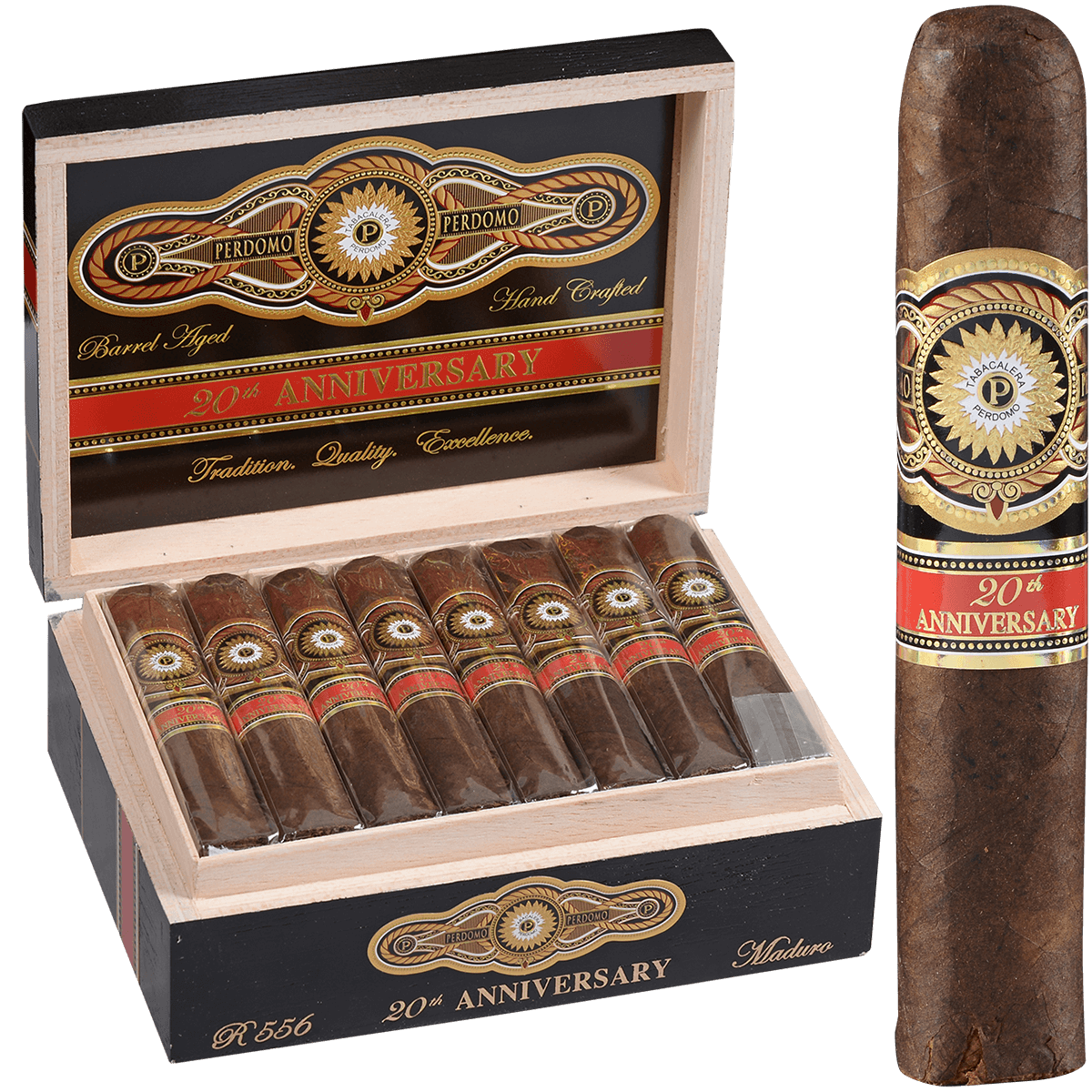 Perdomo 20Th Anniversary Maduro Robusto 24 Ct. Box 5.00X56