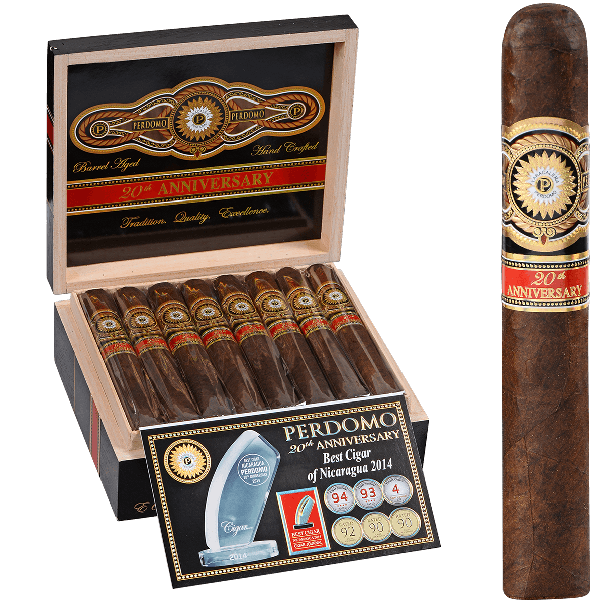 Perdomo 20Th Anniversary Maduro Epicure 24 Ct. Box 6.00X56
