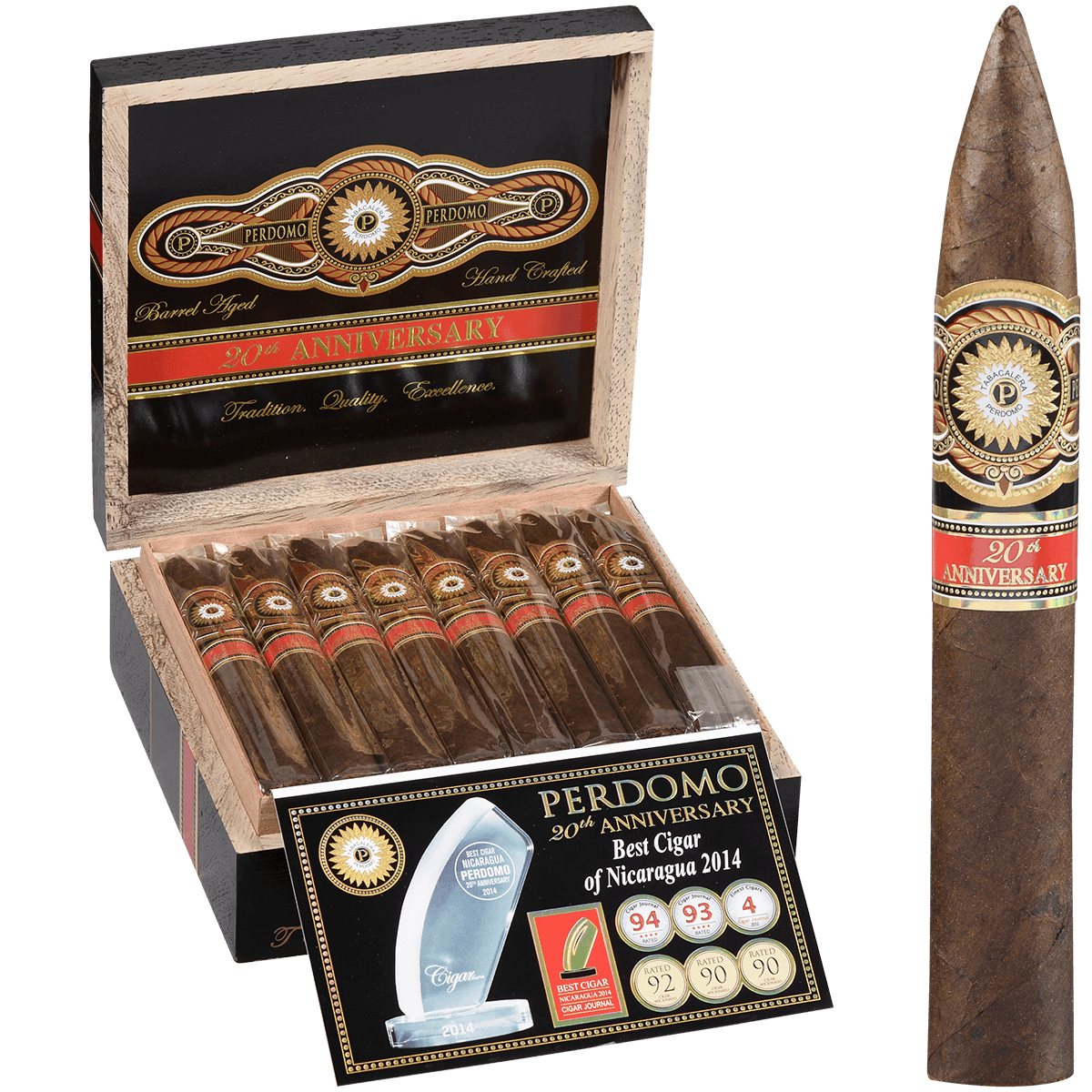 Perdomo 20Th Anniversary Maduro Torpedo 24 Ct. Box 6.50X54