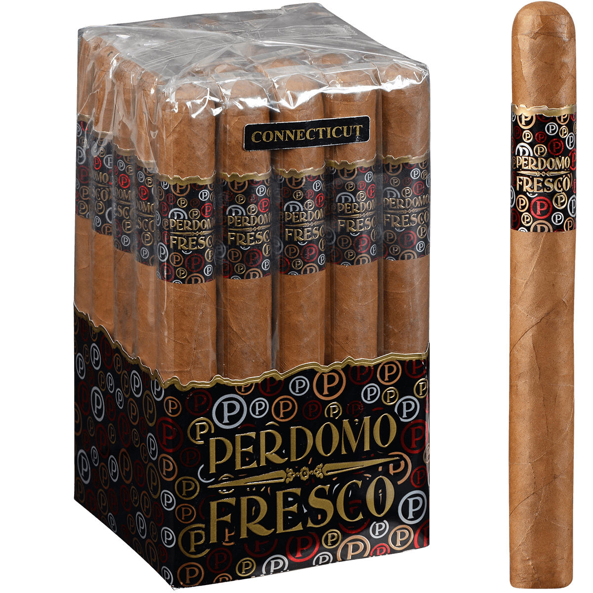 Perdomo Fresco Connecticut Churchill 25 Ct. Bundle 7.00X50