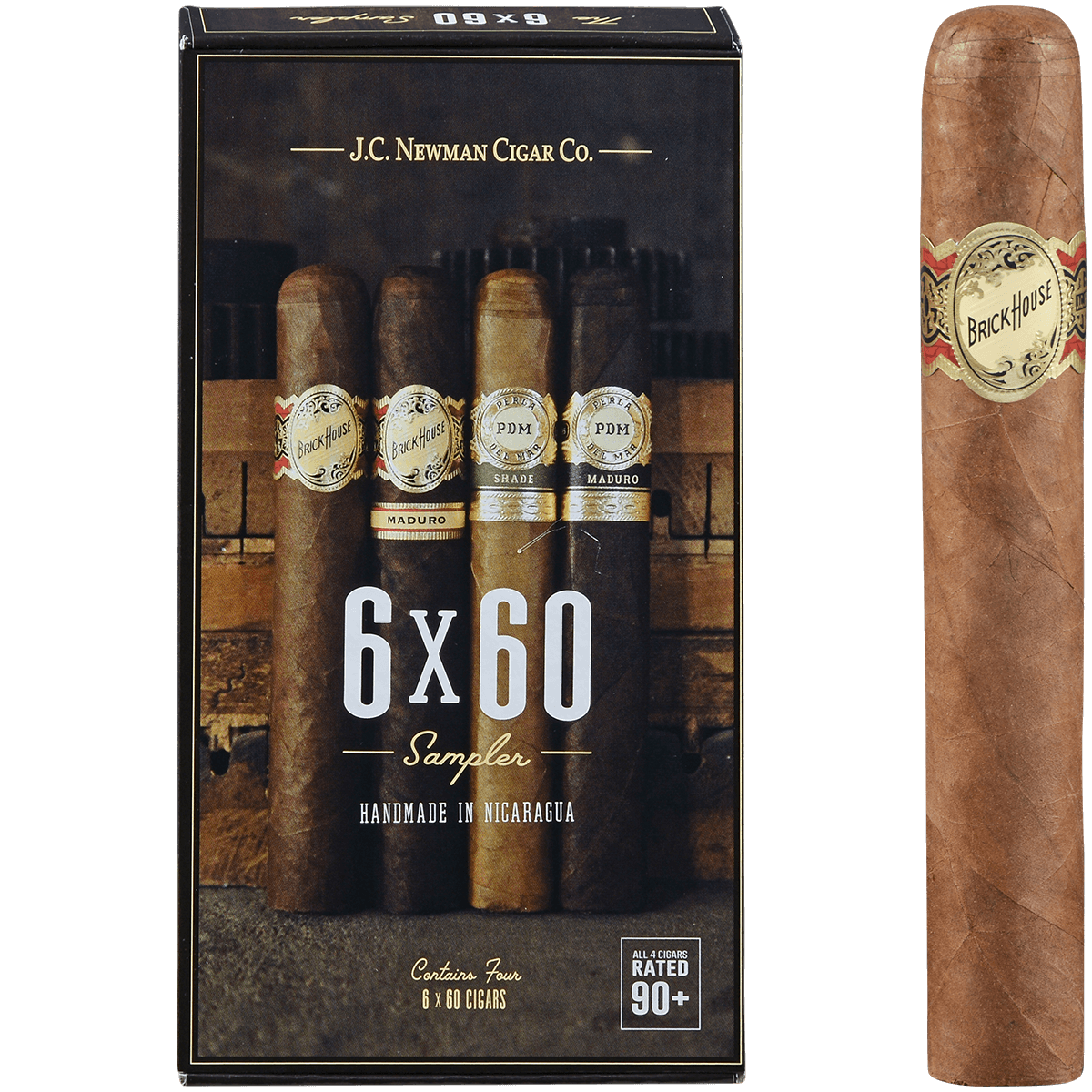 Brick House The Nicaraguan 6X60 Sampler 4 Ct. Box