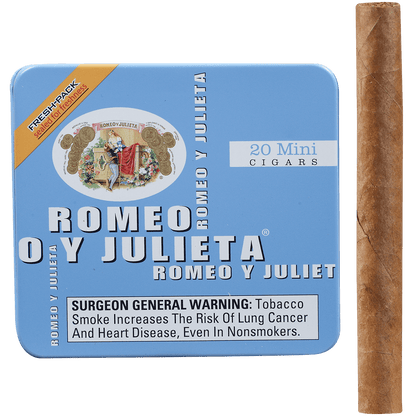 (Pm)Romeo Y Julieta Mini (Blue) 5/20 Ct. Tins 2.875X20