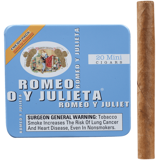 (Pm)Romeo Y Julieta Mini (Blue) 5/20 Ct. Tins 2.875X20