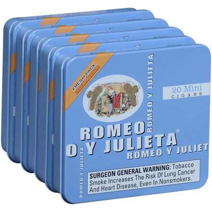 (Pm)Romeo Y Julieta Mini (Blue) 5/20 Ct. Tins 2.875X20